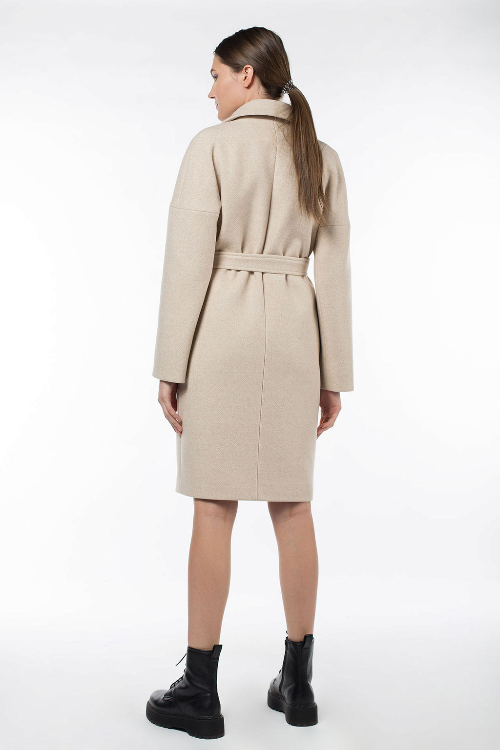 Пальто женское демисезонное (пояс) - El podio фото 7
