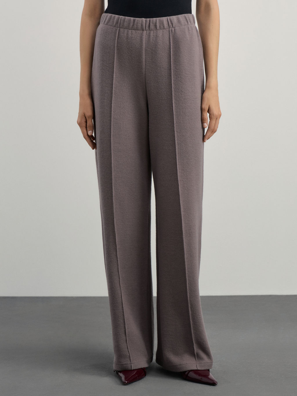 Прямые брюки с эластичным поясом / Zarina  фото 2