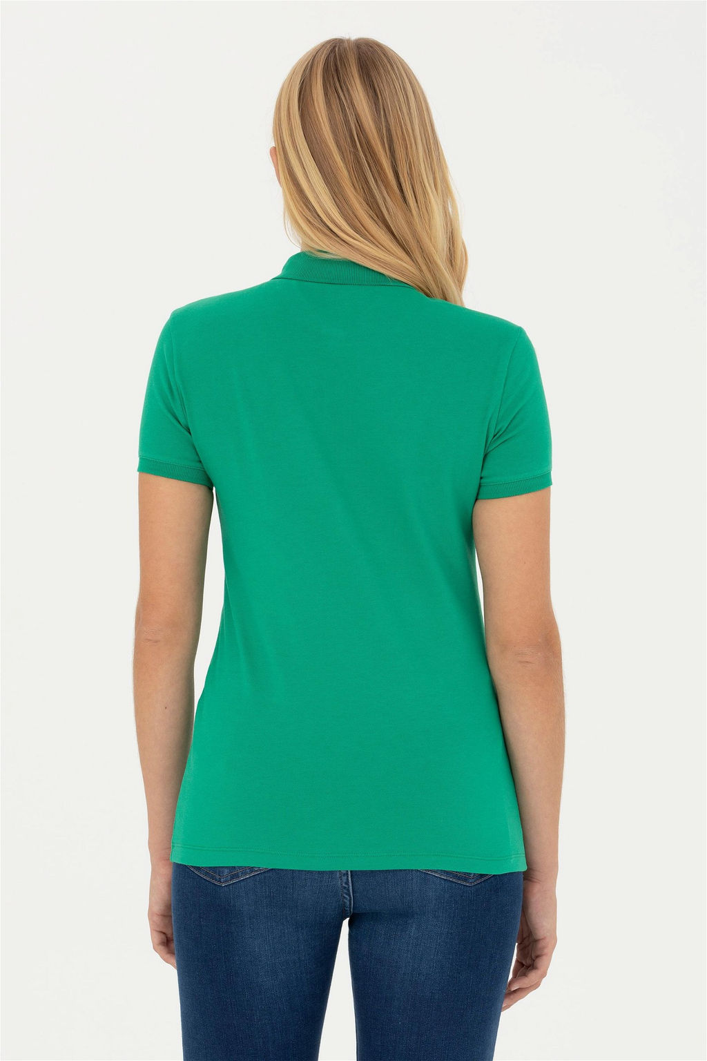 Женская зеленая футболка - U.s. polo assn фото 5