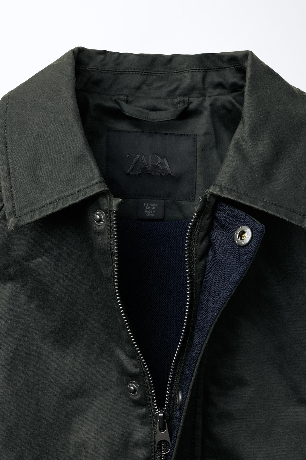 LABEL WAXED JACKET - Zara фото 7