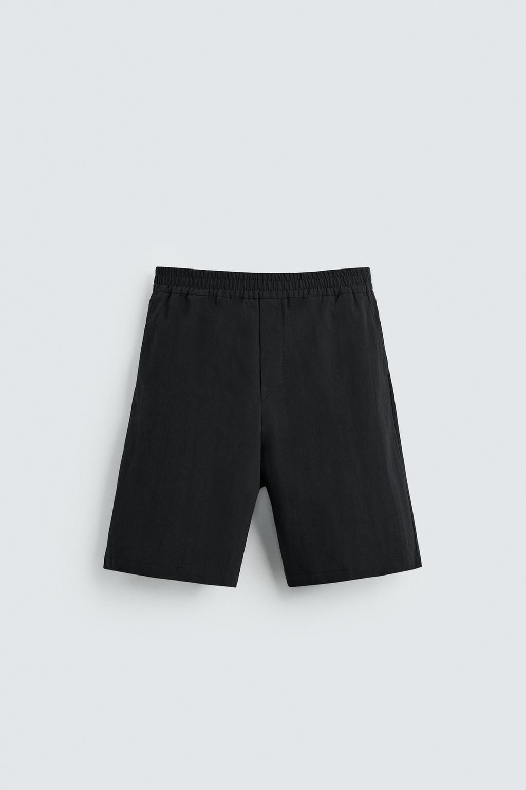 RELAXED FIT COTTON BERMUDA SHORTS - Zara фото 2