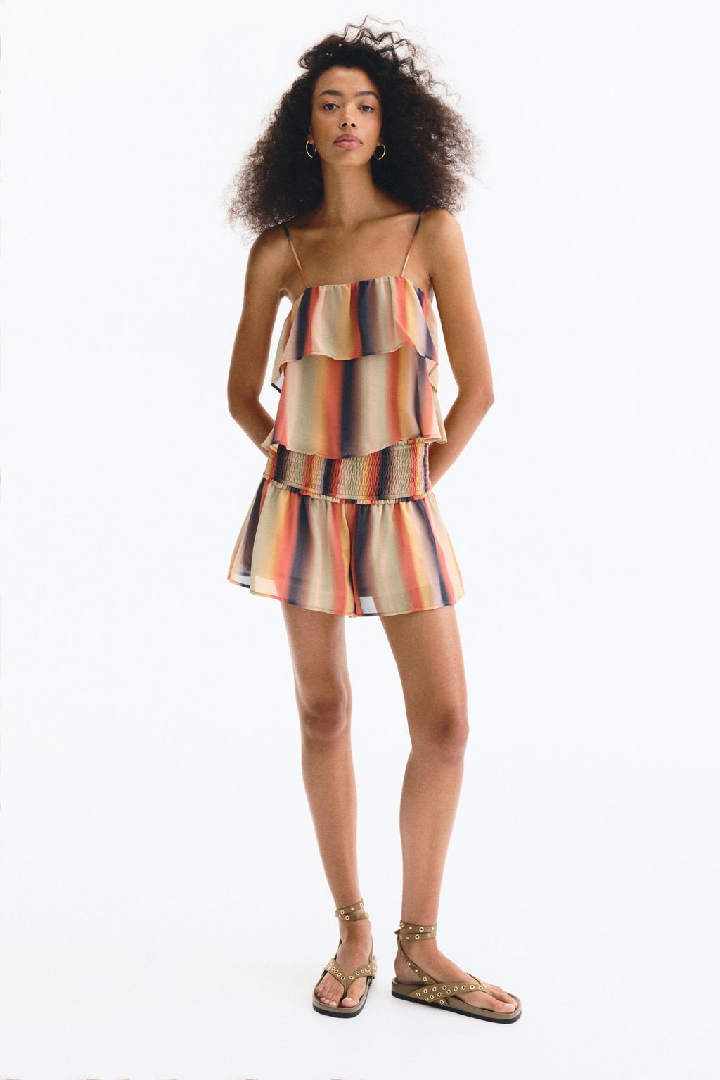Top de tirantes con volante - H&m фото 4