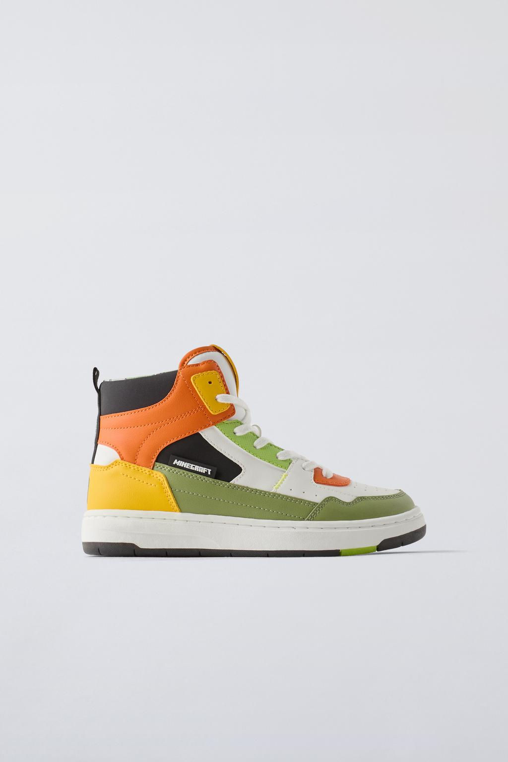 MINECRAFT  MOJANG AB.  HIGH-TOP SNEAKERS - Zara фото 3