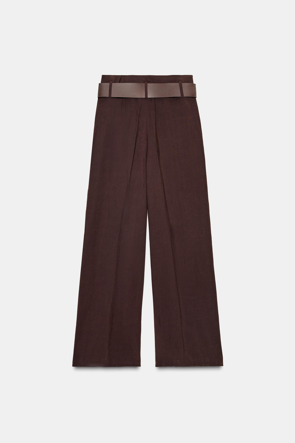 WIDE-LEG TROUSERS WITH BELT