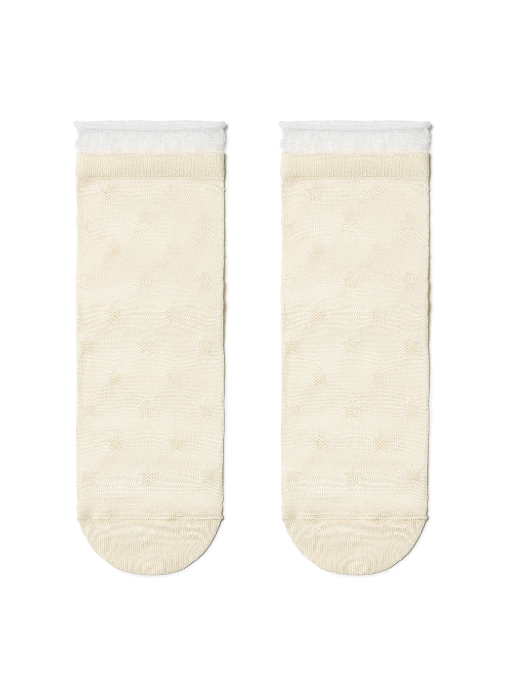 Цена за 2 пары Conte-Kids Носки TIP-TOP из вискозы с рисунками кремовый