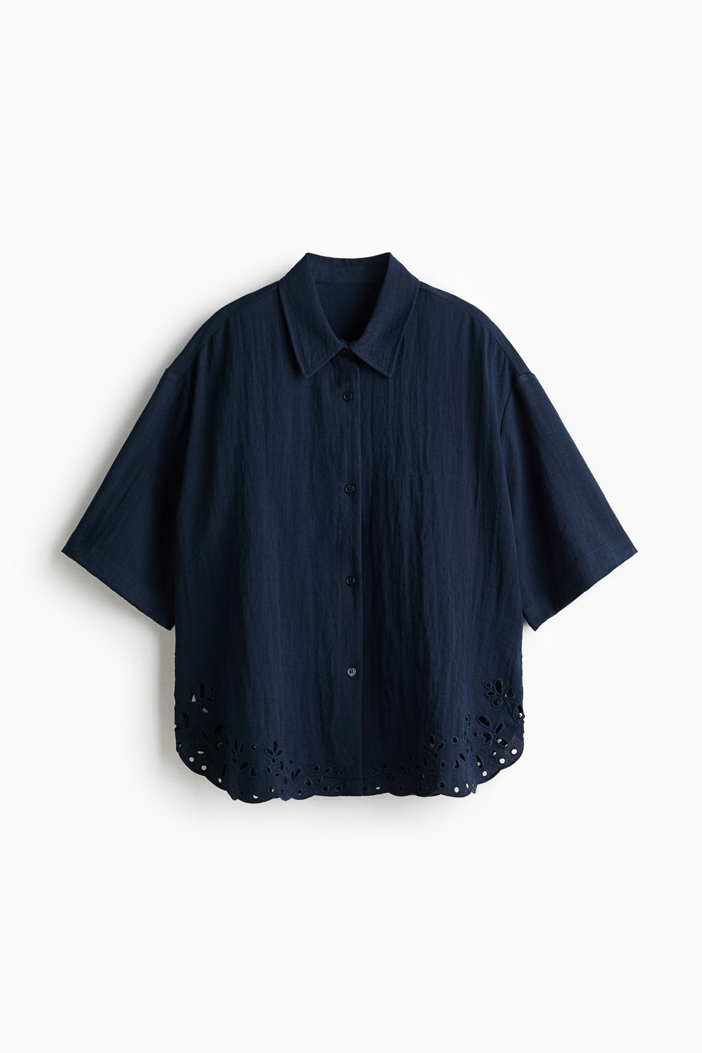 Camisa playera con bordado ingl?s - H&m фото 3