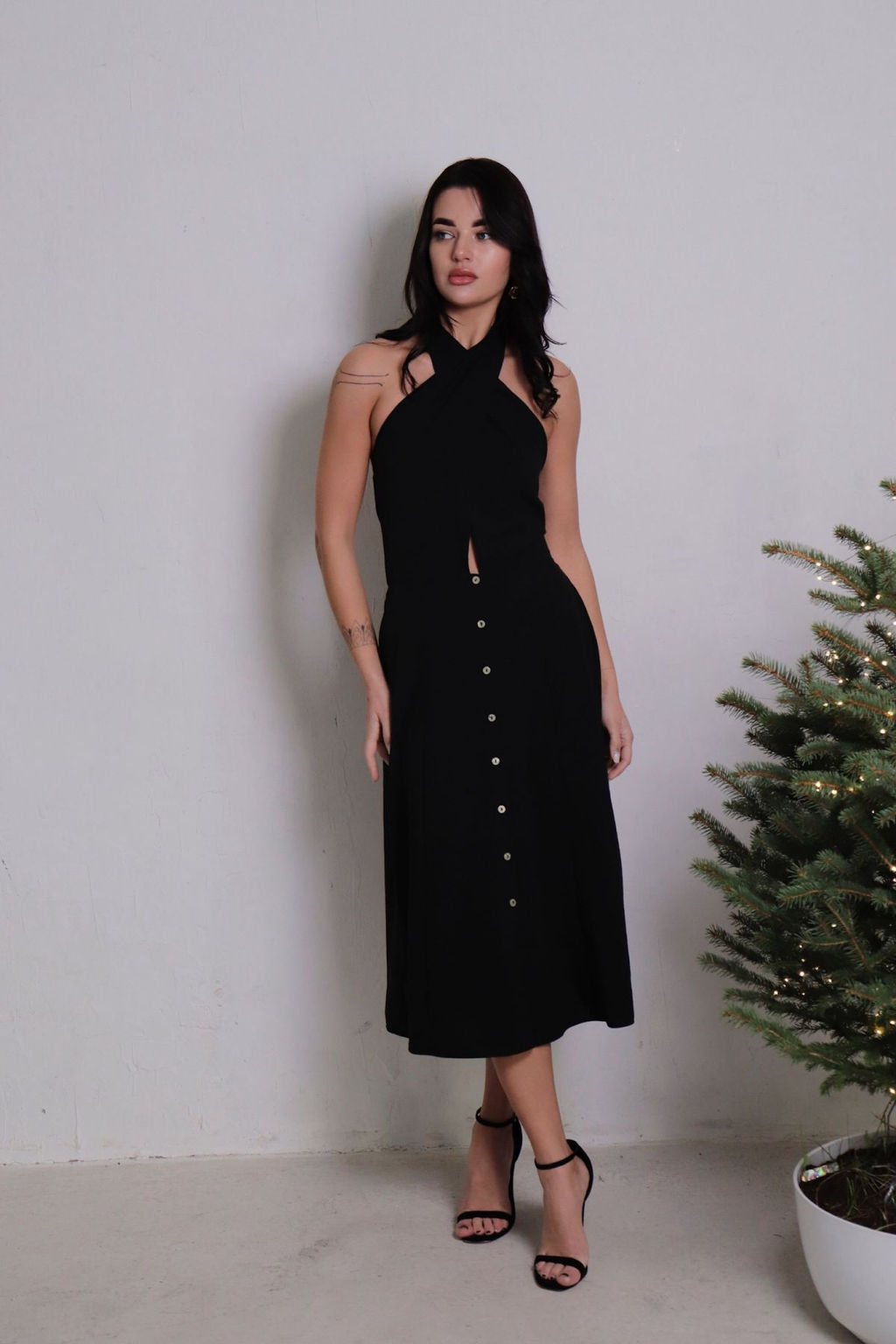 11436 Платье чёрное - Martichelli фото 6