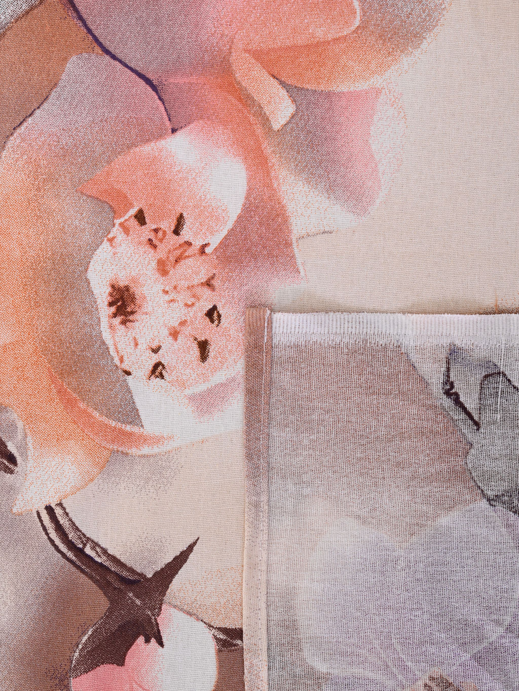 Простыня бязь люкс - Фиалки 150х215