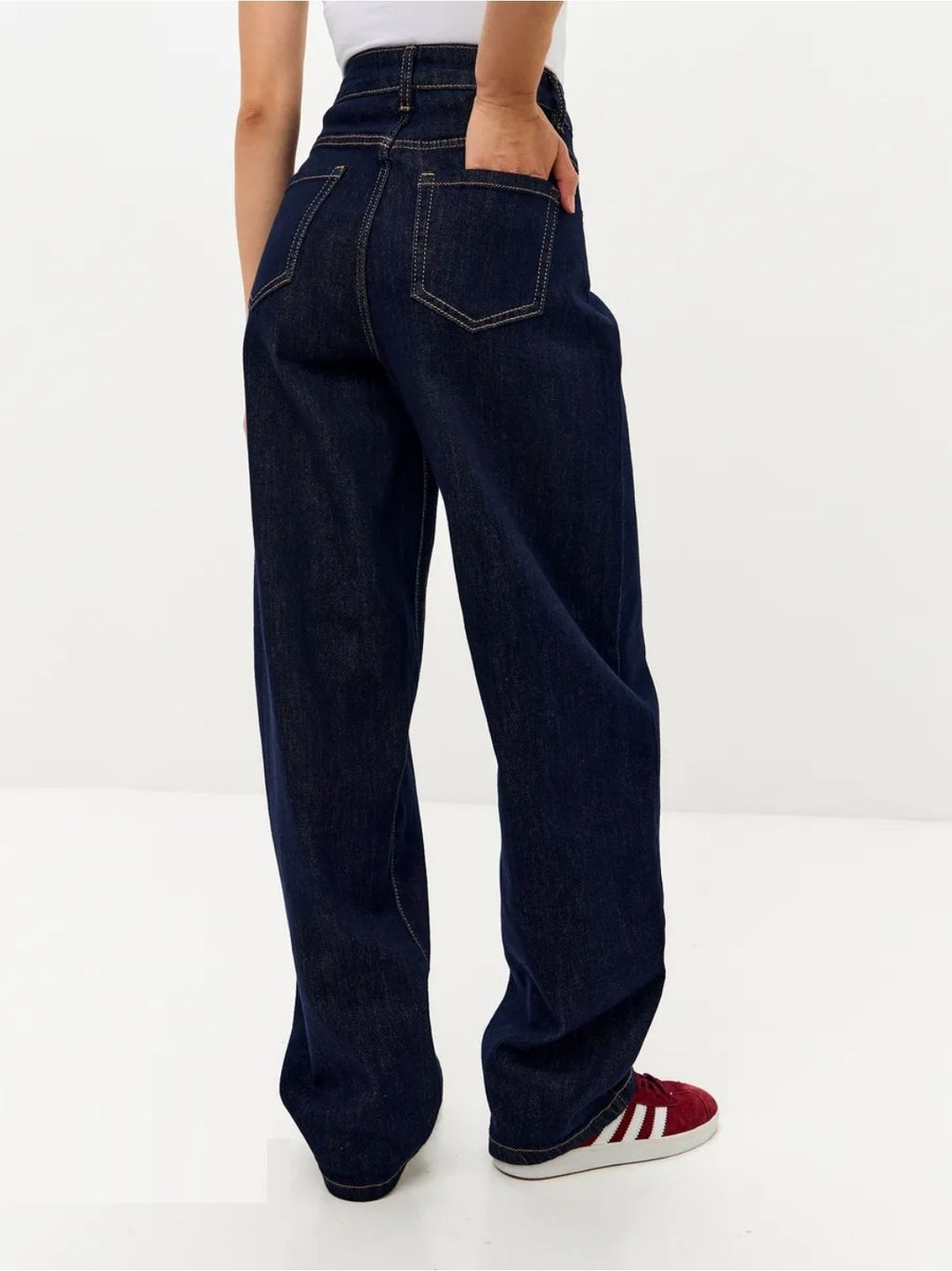 Джинсы бананы мужские