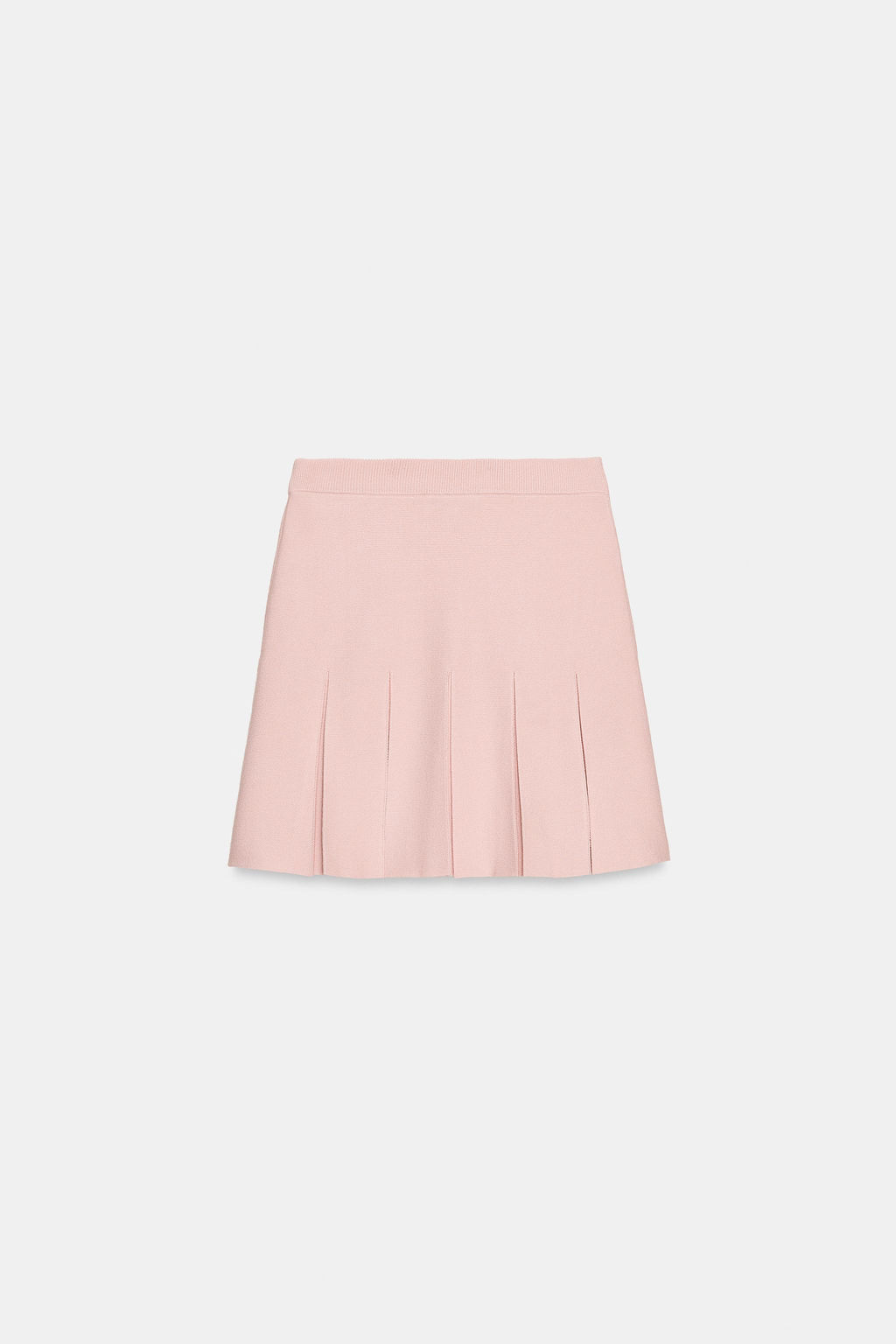 PLEATED KNIT MINI SKIRT - Zara фото 9