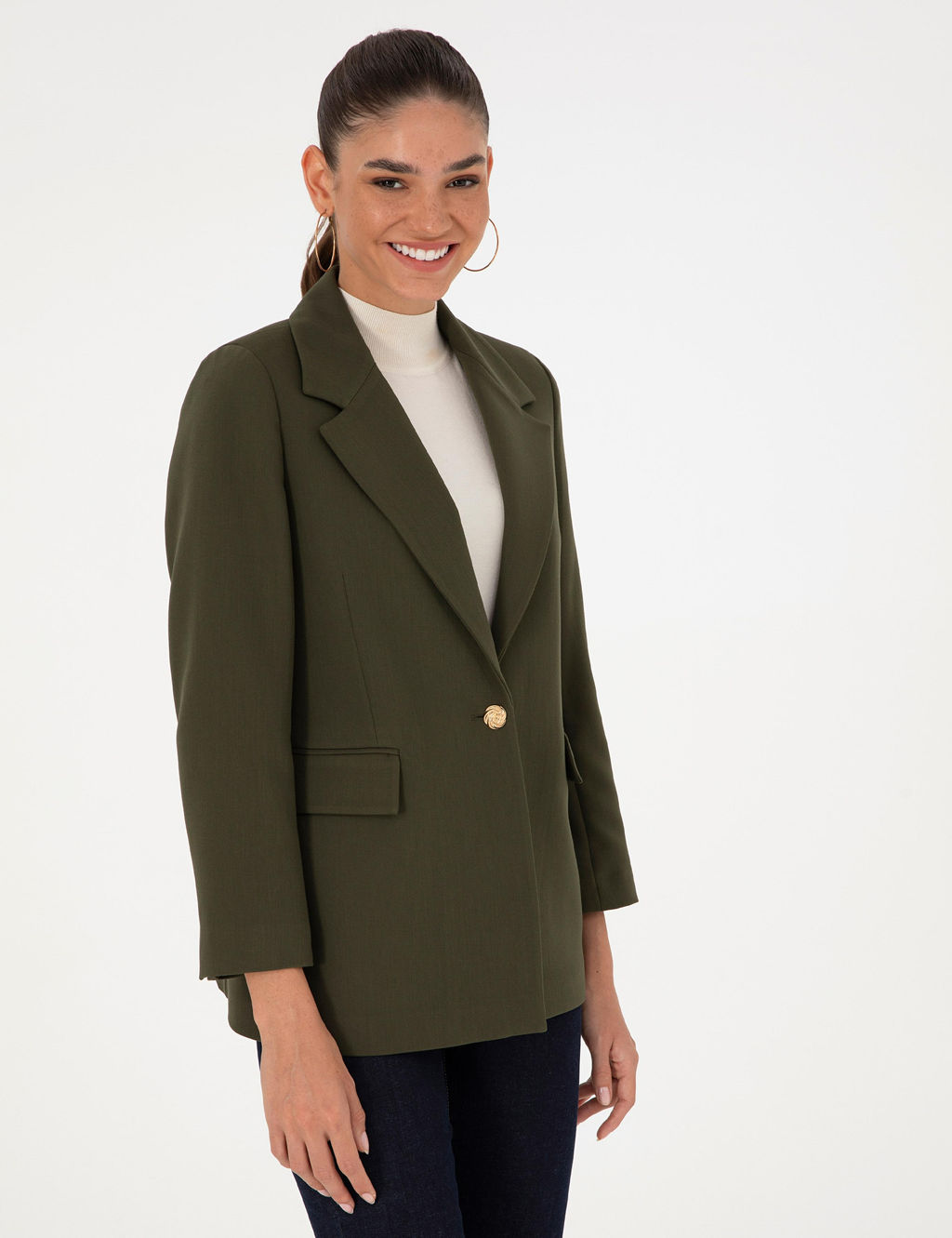 Haki Comfort Fit Ceket - Pierre cardin фото 3