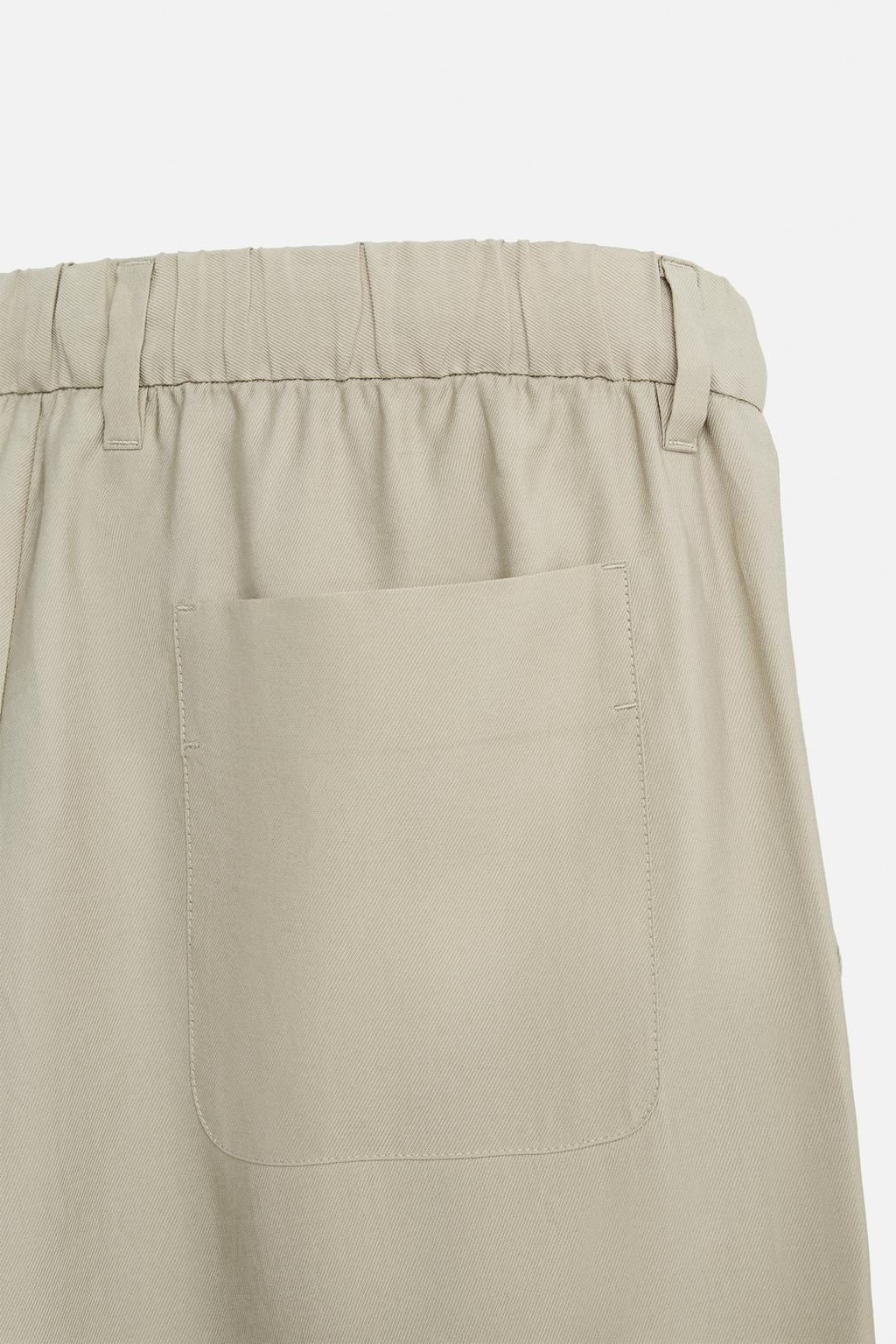RELAXED FIT FLOWING TROUSERS - Zara фото 20