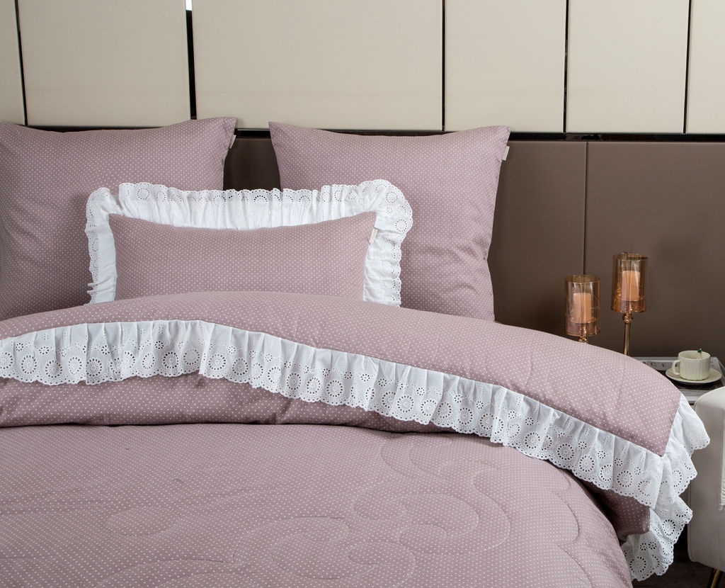 Комплект с одеялом Писели (пыльная роза жемчуг) - Kazanov.a. фото 2