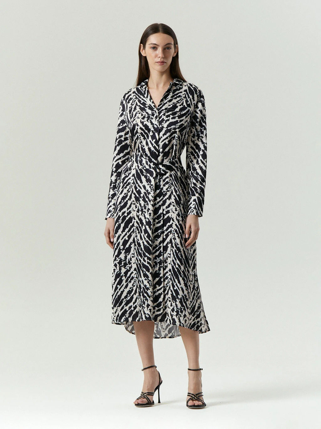 Платье макси с поясом, PL1624/tihiro - Emka фото 2