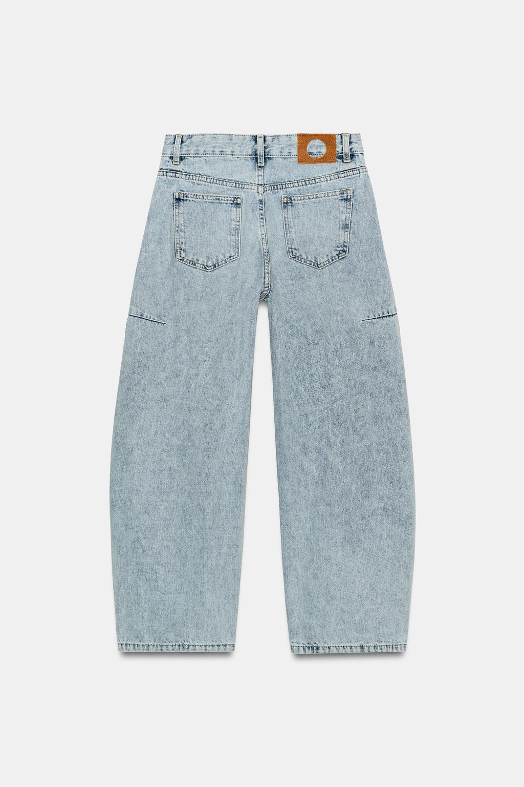 JEANS ZW COLLECTION ANKLE BALLOON TIRO MEDIO / Azul claro - Zara фото 5