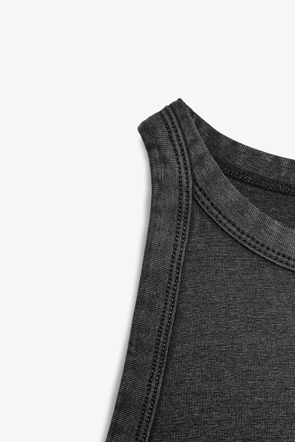 FADED-EFFECT HALTER TOP - Zara фото 14