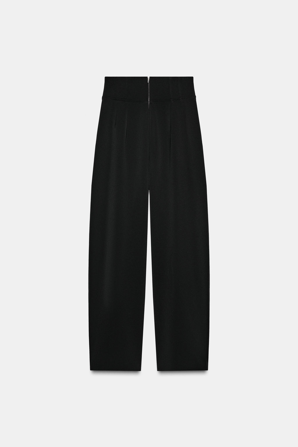 ZW COLLECTION HIGH-WAIST TROUSERS WITH ZIP - Zara фото 3
