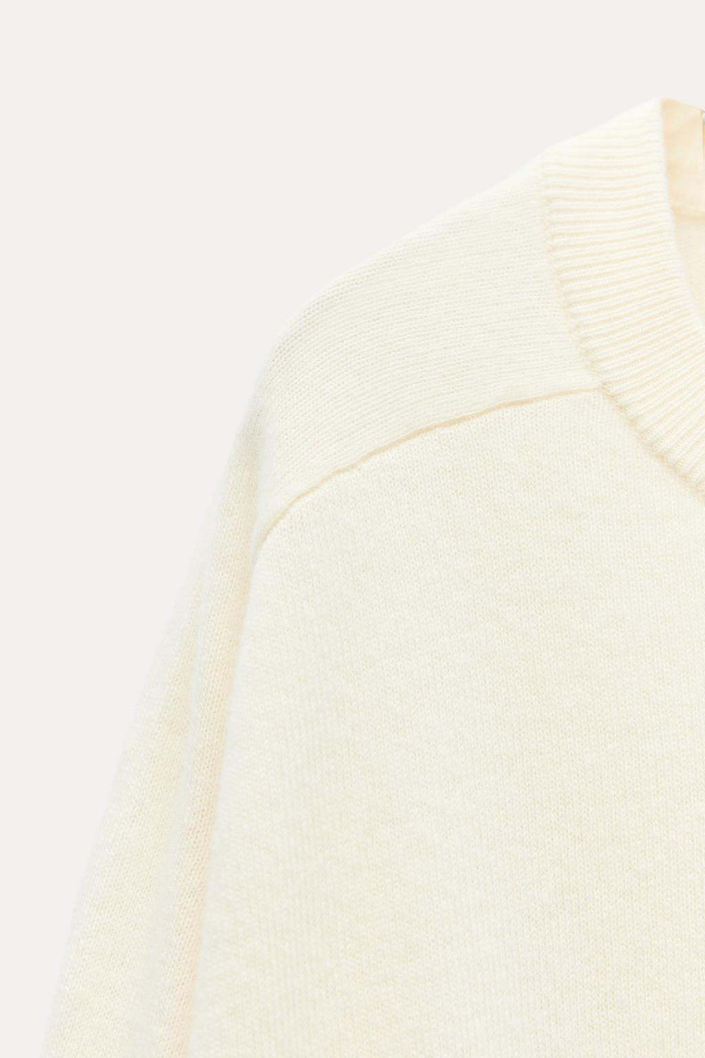 BASIC 100% WOOL SWEATER - Zara фото 9
