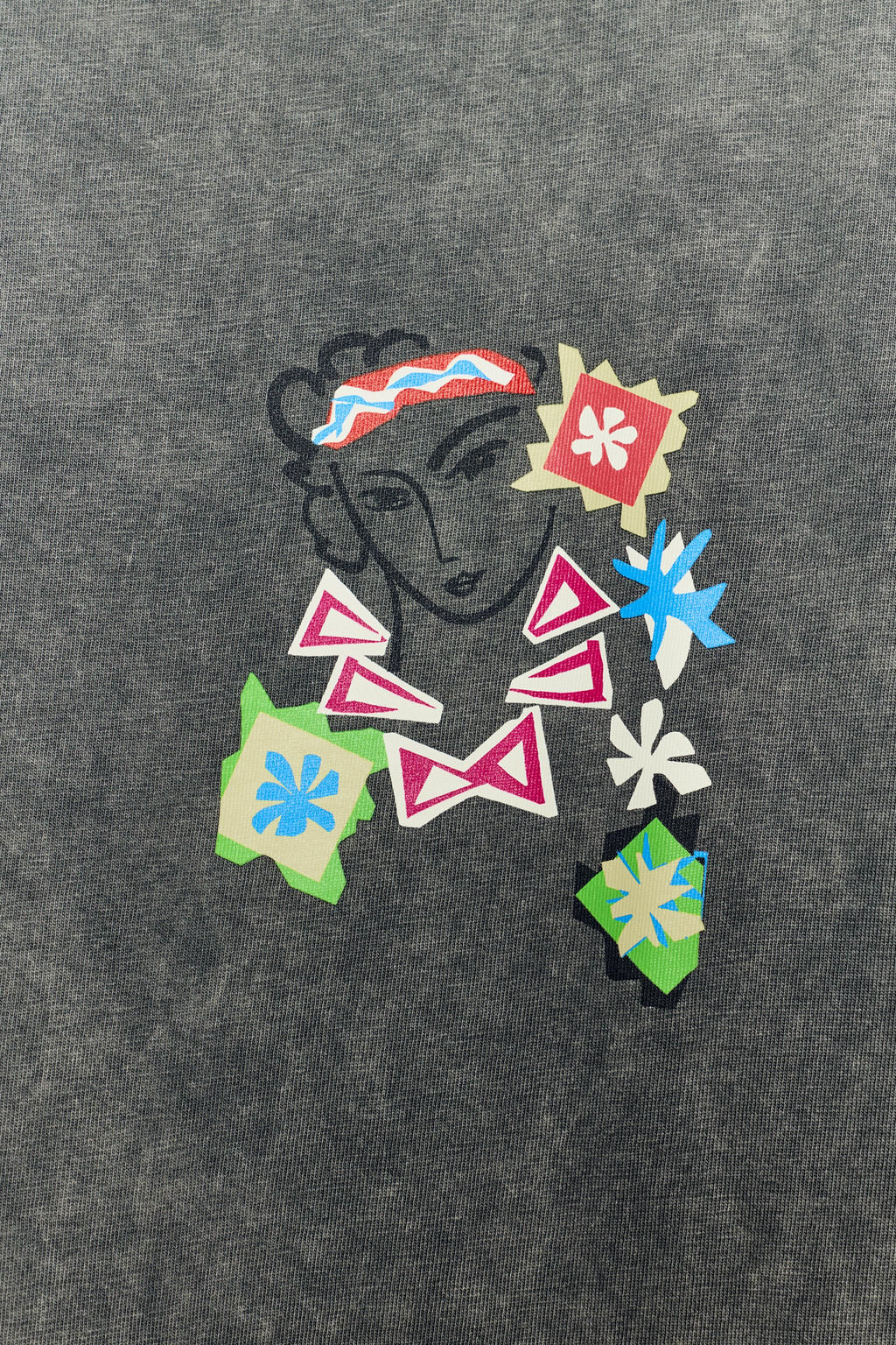 CAMISETA LAVADA HENRI MATISSE / Gris - Zara фото 6