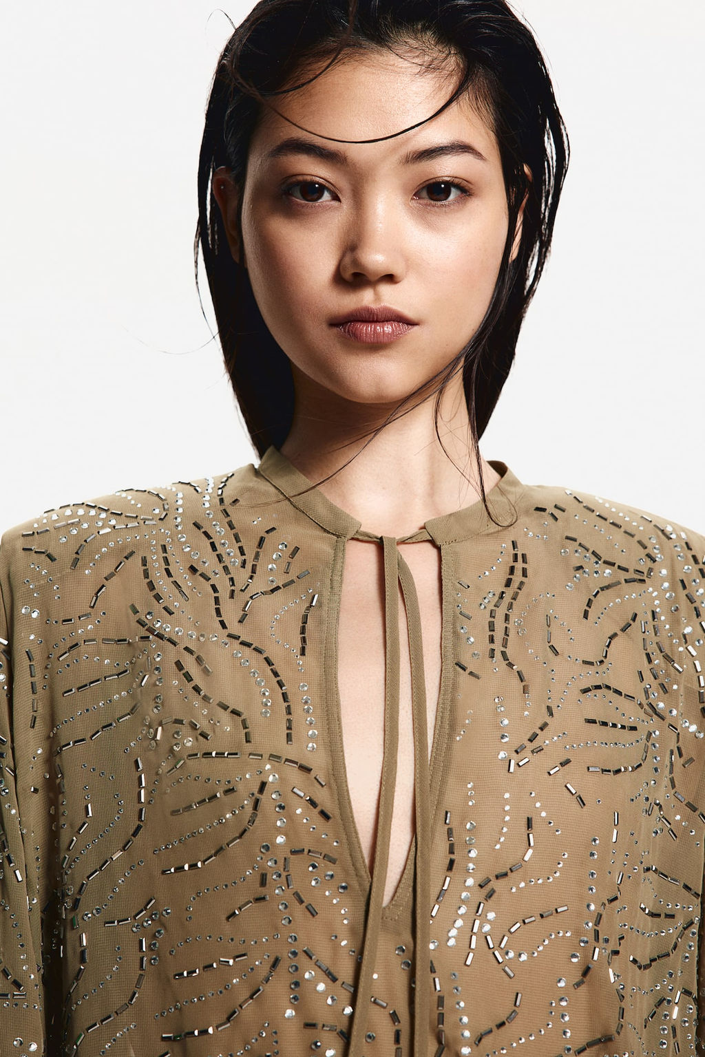 Blusa con strass - H&m фото 2