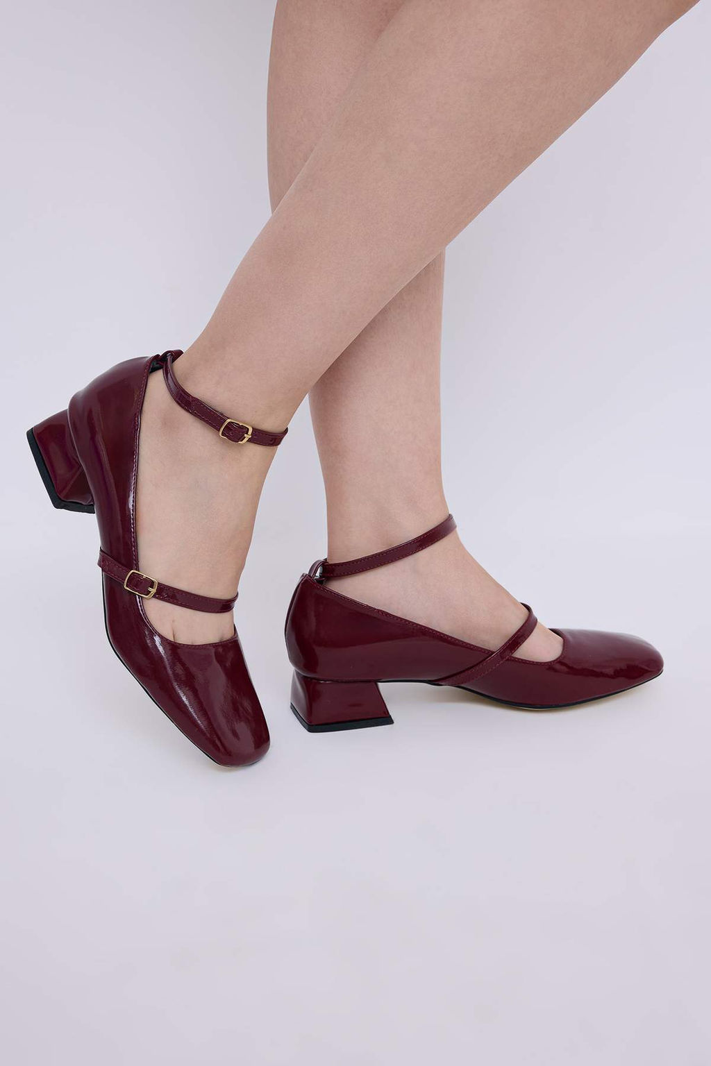 Teen Siyah Mary Jane Bilekten Bagl? Kare Burun Kad?n Topuklu Ayakkab?
TAKAW26TO00003 - Trendyolmilla фото 8