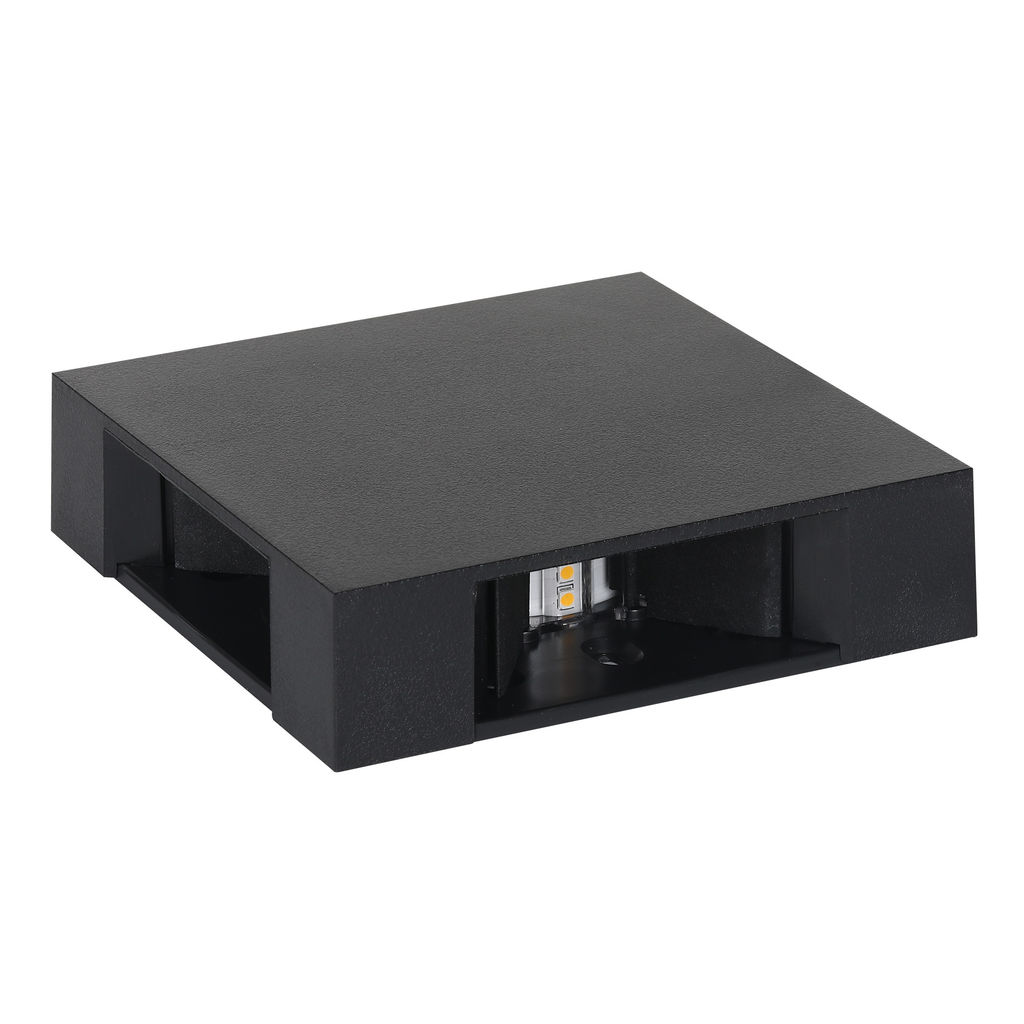 ULU-P33D-4W/4000K IP65 BLACK Светильник светодиодный уличный. Архитектурный накладной. Белый свет (4000K). Корпус черный. TM Uniel