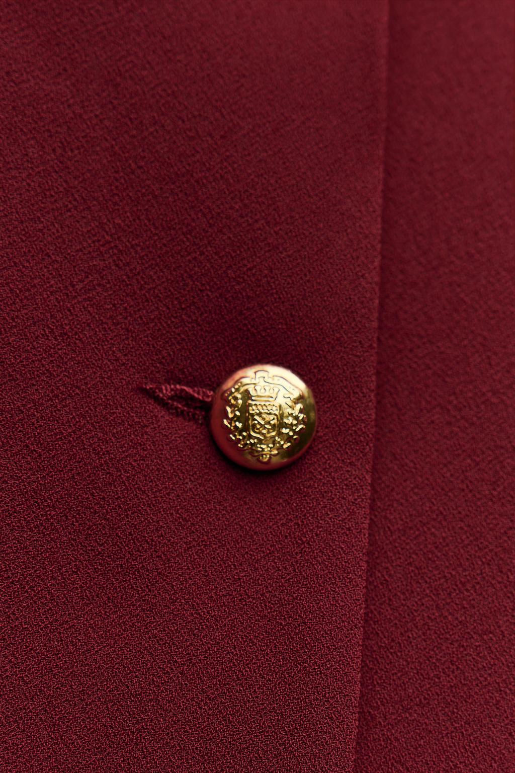 ZW COLLECTION BUTTON BLAZER - Zara фото 8