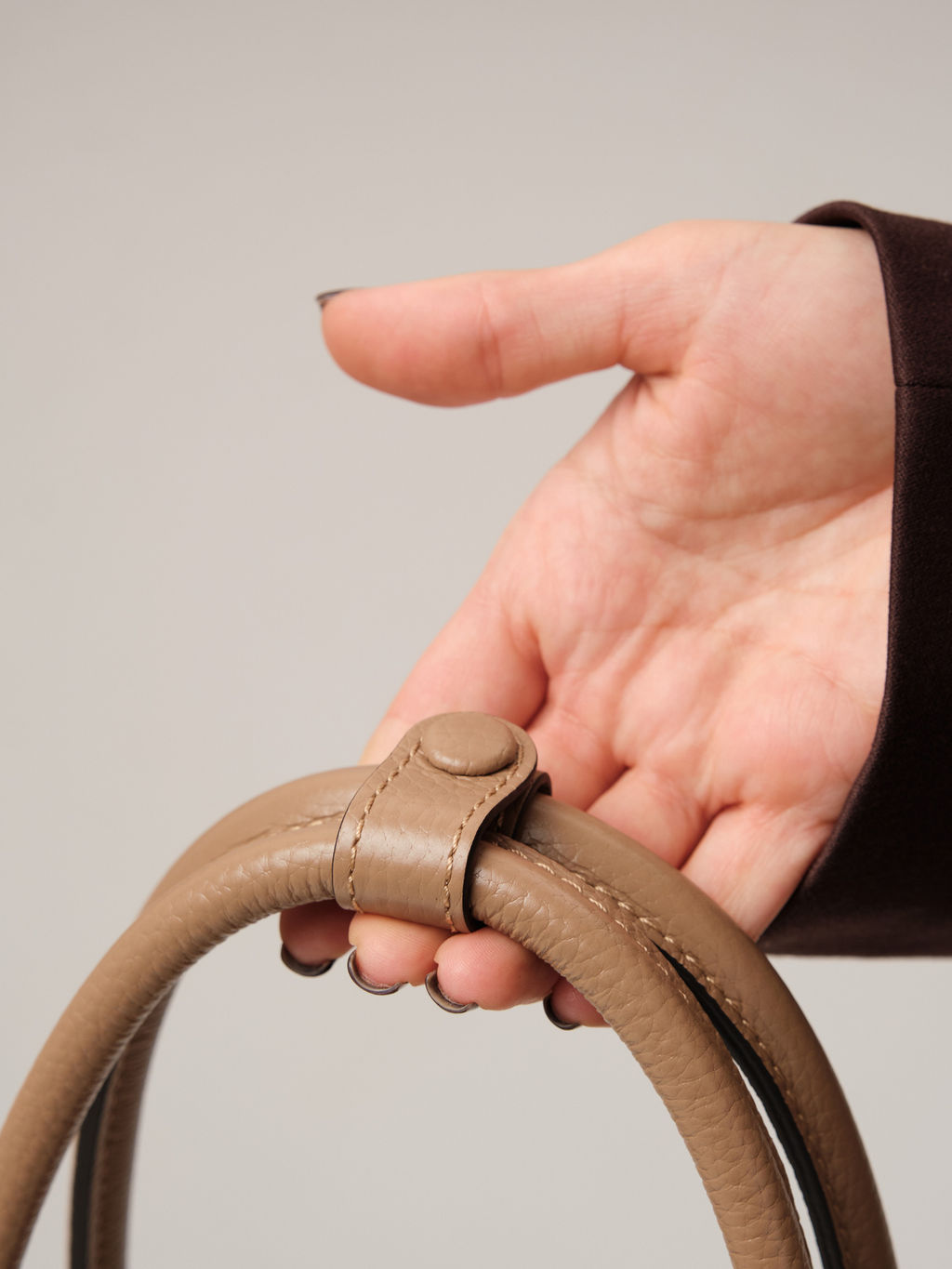 Кожаная сумка Viki DBR 31341 капучино  фото 10