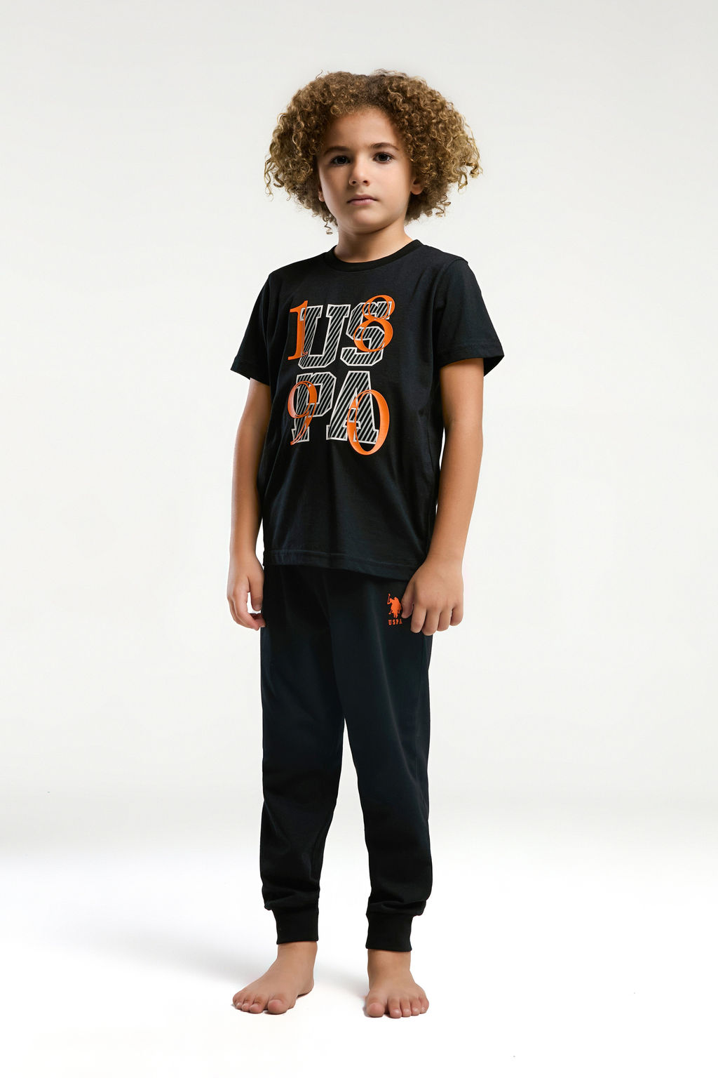 Erkek _ocuk Siyah Pijama Tak_m_ Sepette S_rpriz _ndirim - U.s. polo assn фото 8