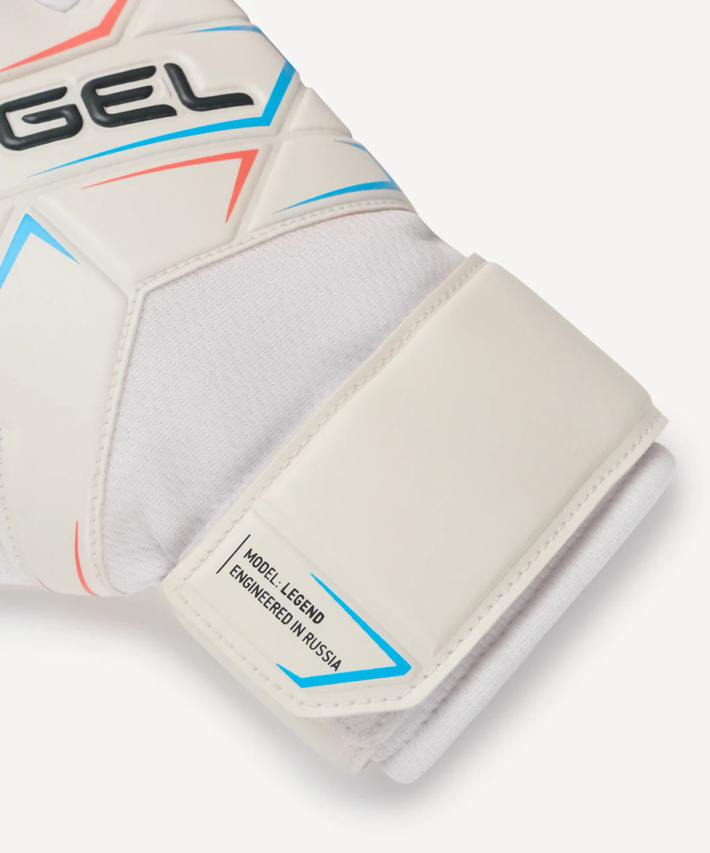 Перчатки вратарские JOGEL Legend BL3 Flat, белый  фото 4