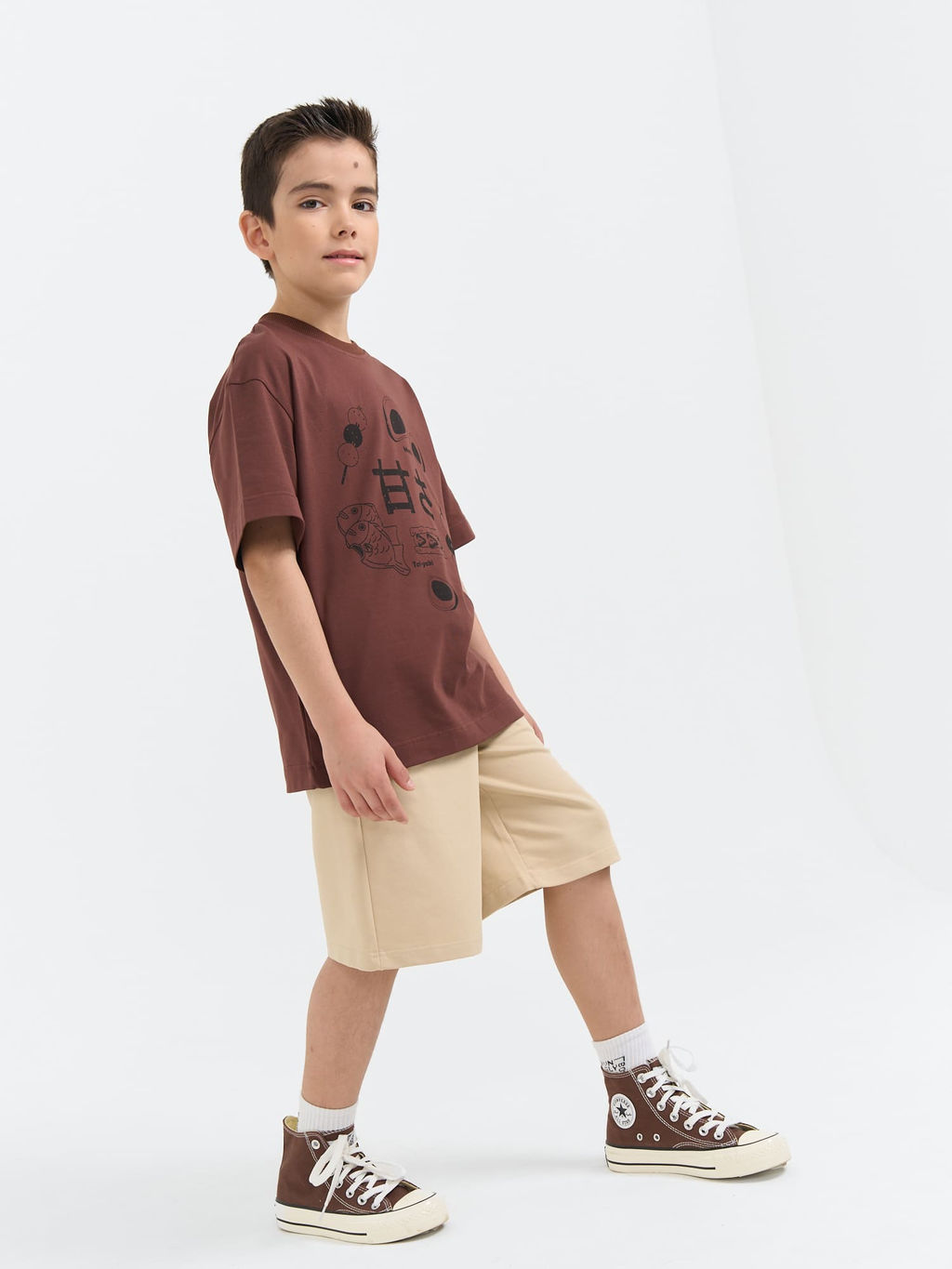 Футболка оверсайз Шоколад с принтом 7+ - Bungly фото 6