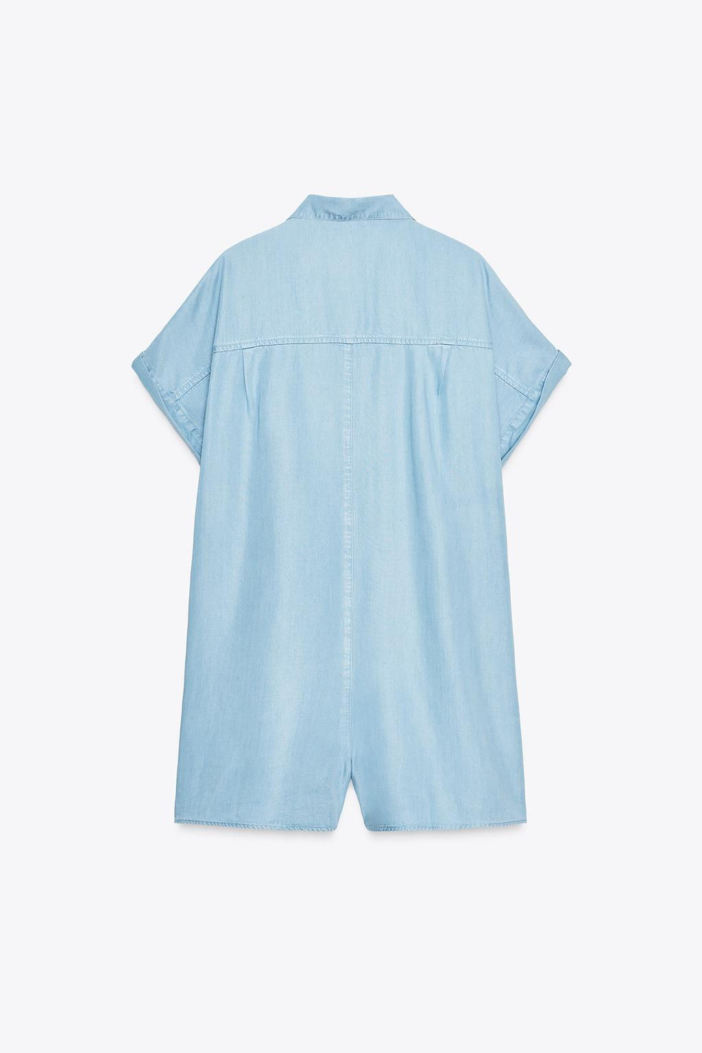 FLOWING JUMPSUIT WITH POCKETS - Zara фото 5