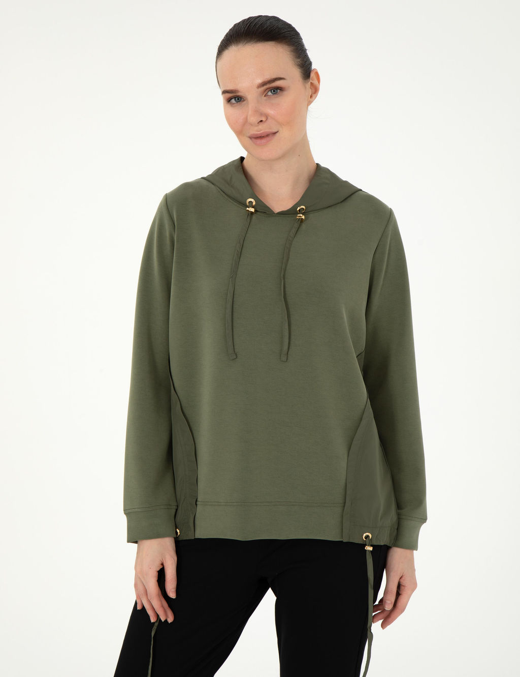Haki Comfort Fit Modal Kuma_ Sweatshirt