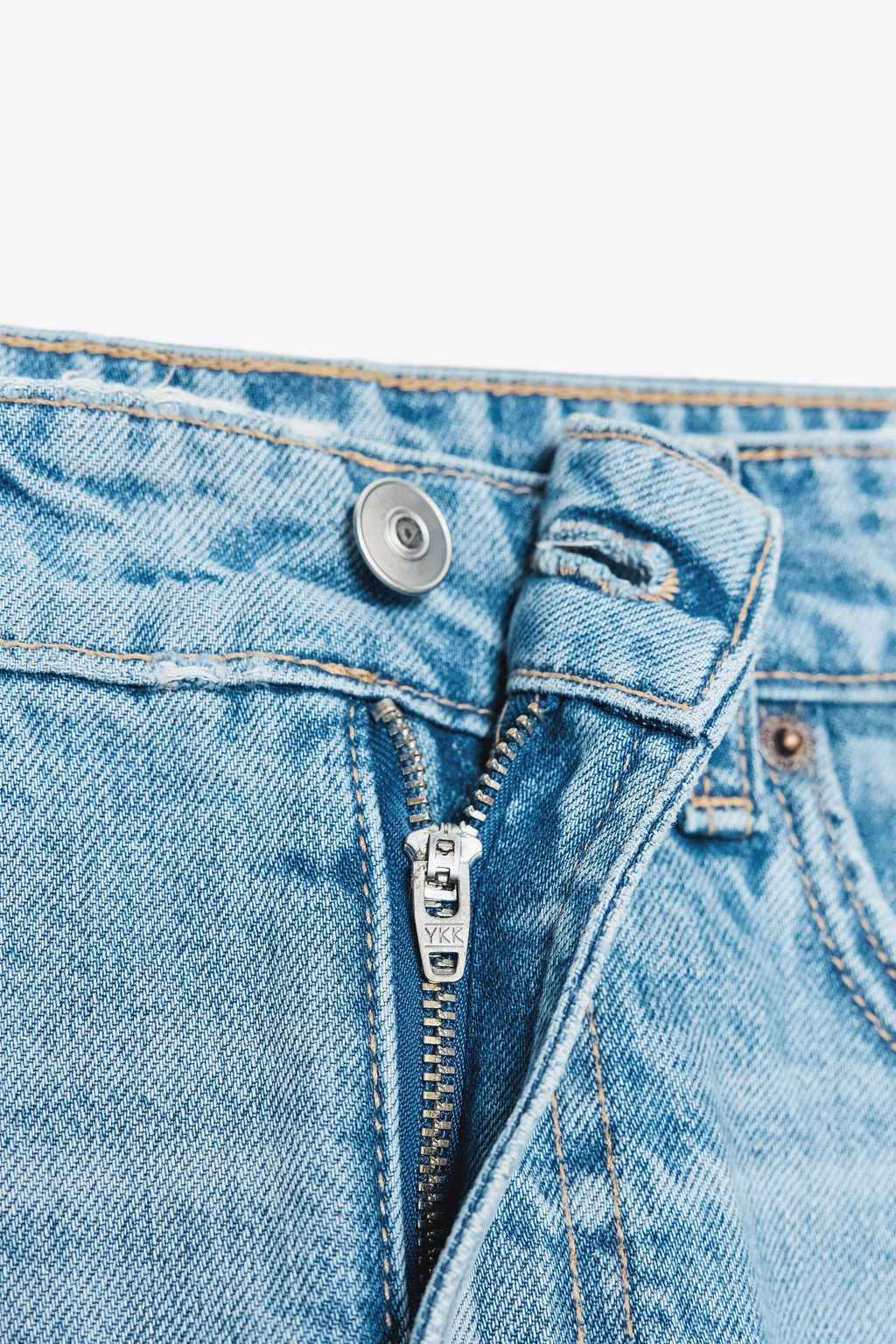 TRF DENIM SKORT - Zara фото 16