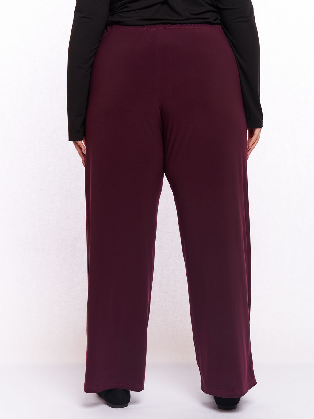 Брюки из холодного трикотажа TBB12007PUR39