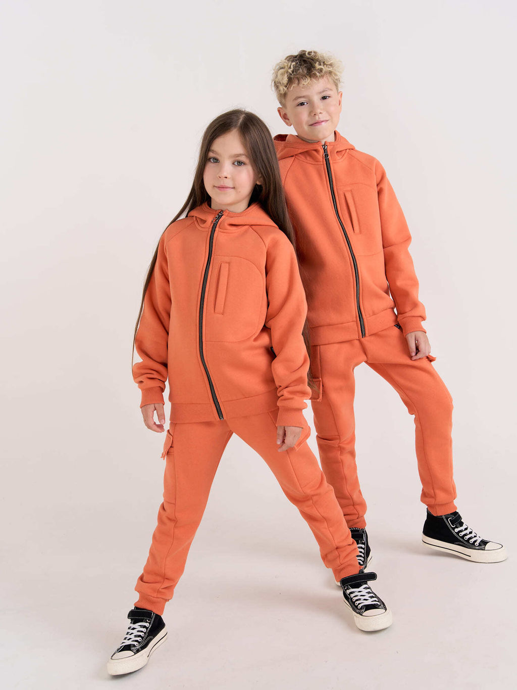 Джоггеры карго Паприка утепленные - Bungly фото 13