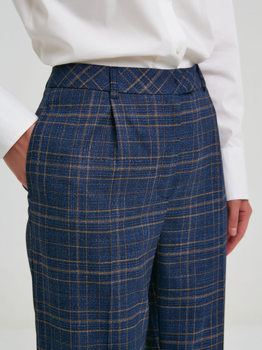 Брюки в клетку - Stilla фото 5