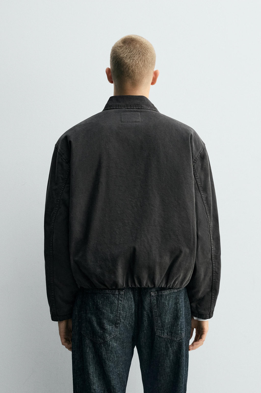 CROPPED FIT JACKET WITH METAL TOGGLES - Zara фото 3