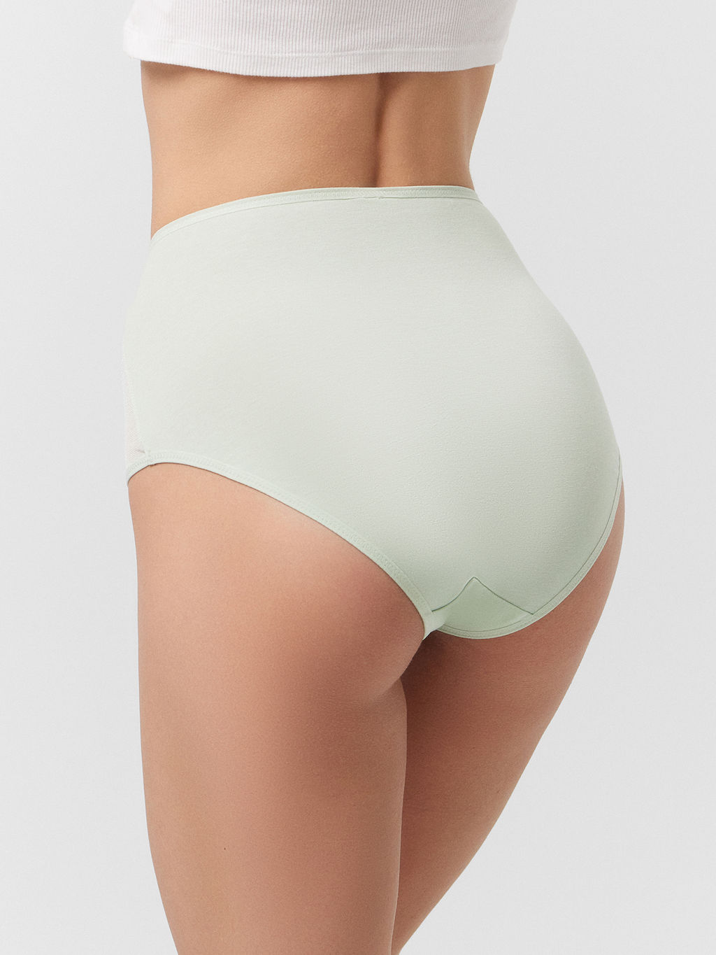 Трусы Mark Formelle макси хлопок с эластаном и полиамидом св.фисташковый  фото 4