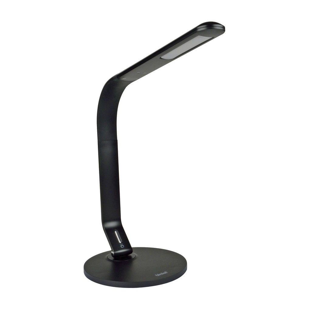 TLD-555 Black/LED/500Lm/5500K/Dimmer/USB Светильник настольный, 8W. Сенсорный выключатель. Черный. ТМ Uniel - Volpe фото 9