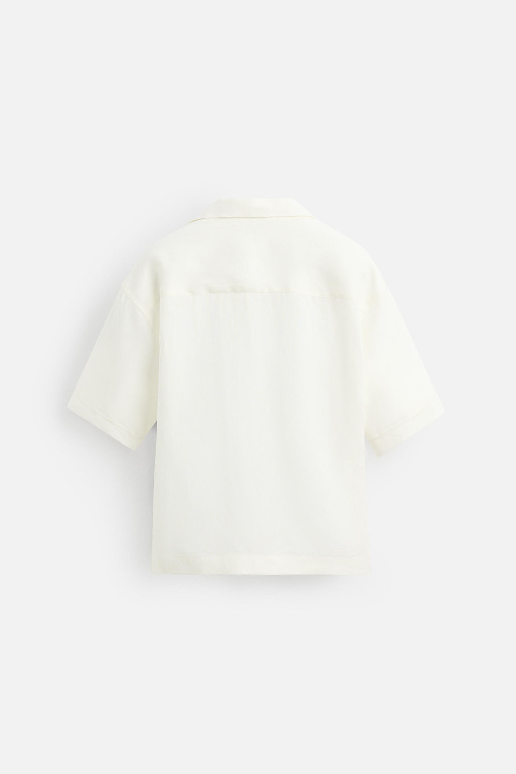 100% LINEN TIE SHIRT - Zara фото 7