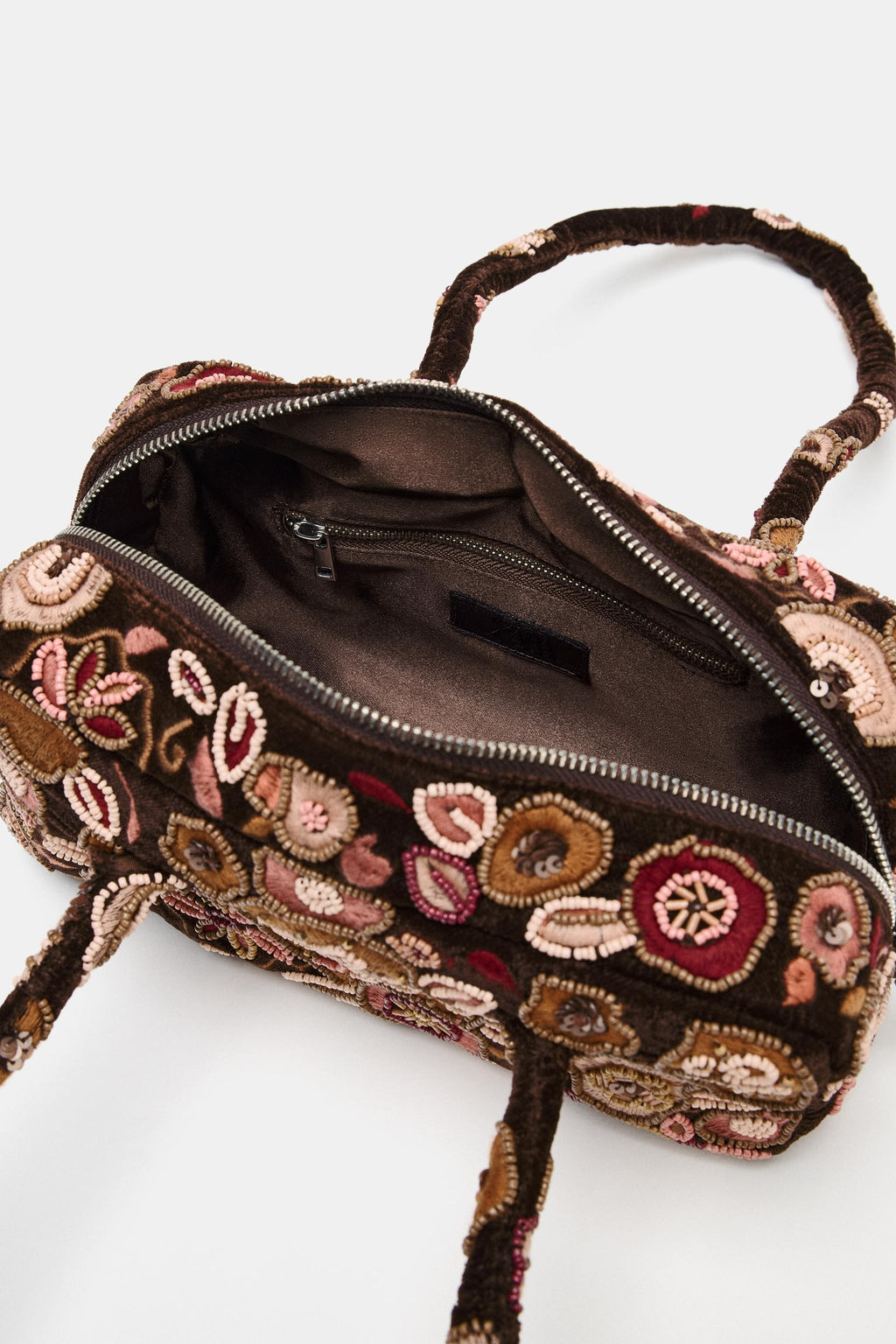 EMBROIDERED SHOULDER BAG - Zara фото 5