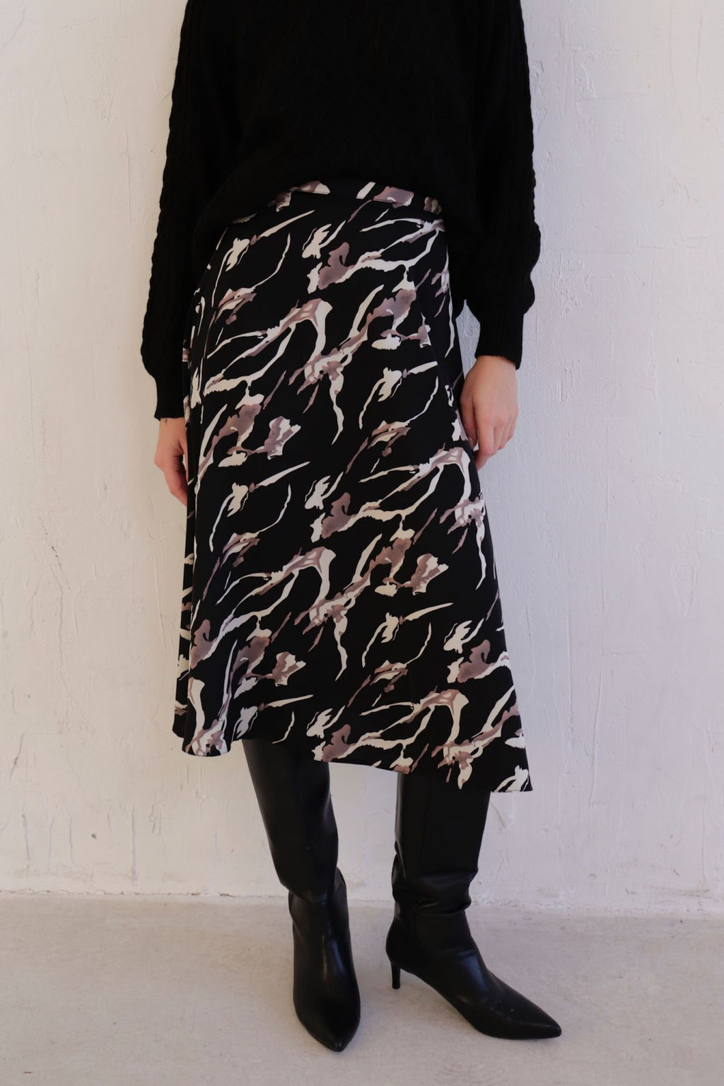 Юбка А-силуэта с принтом - Martichelli фото 4