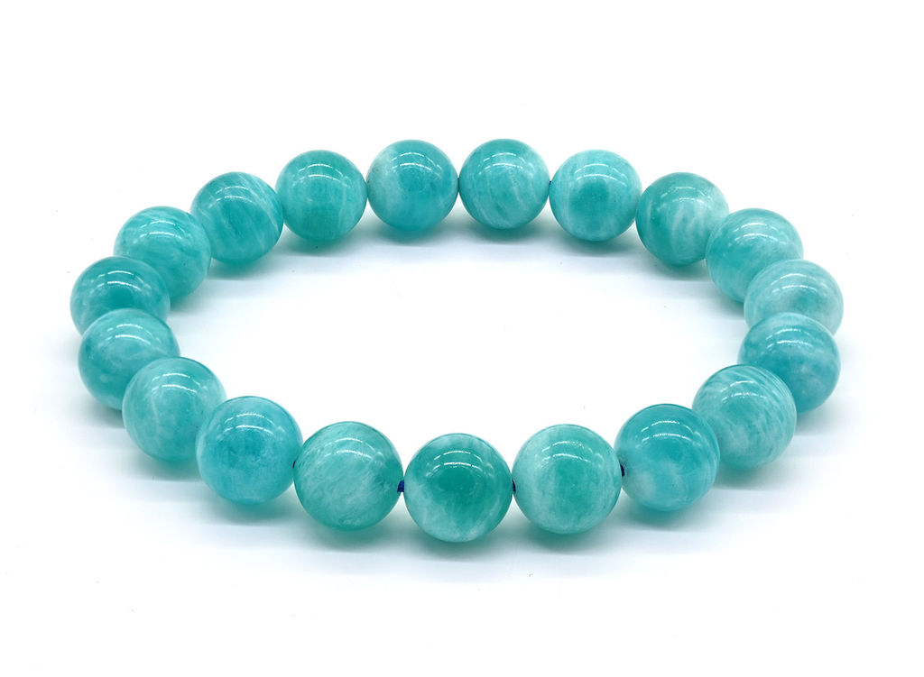 Браслет из Амазонита шарик 11мм, 28г