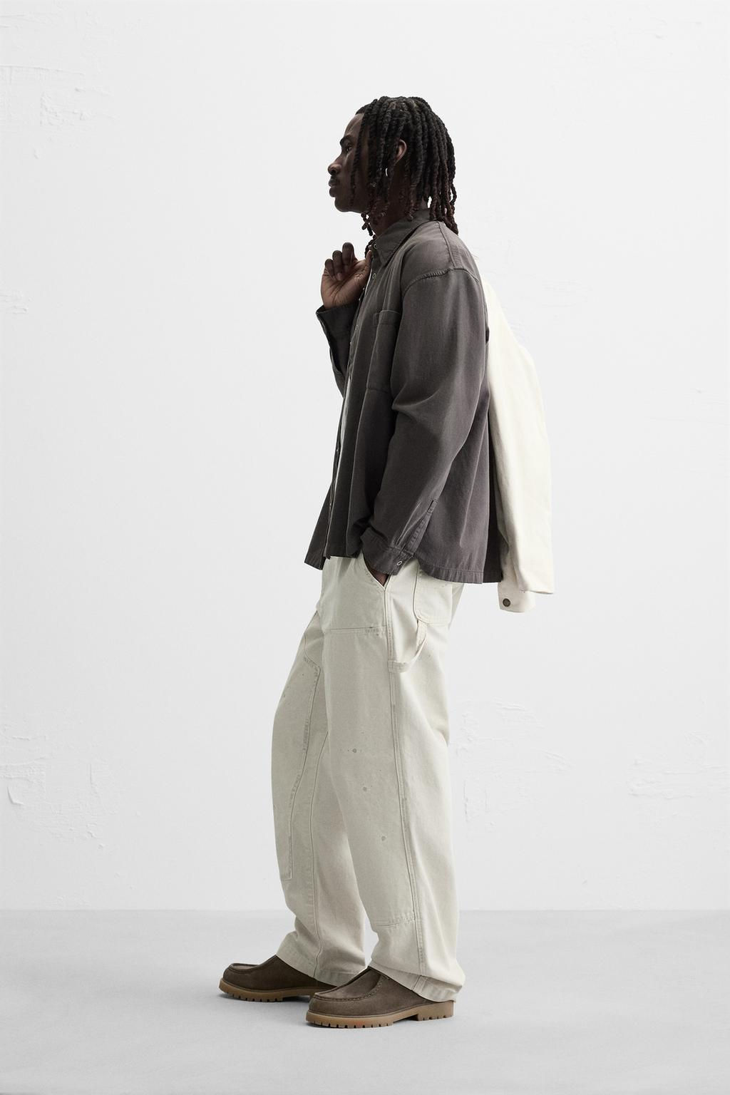 LIGHTWEIGHT DENIM SHIRT - Zara фото 4