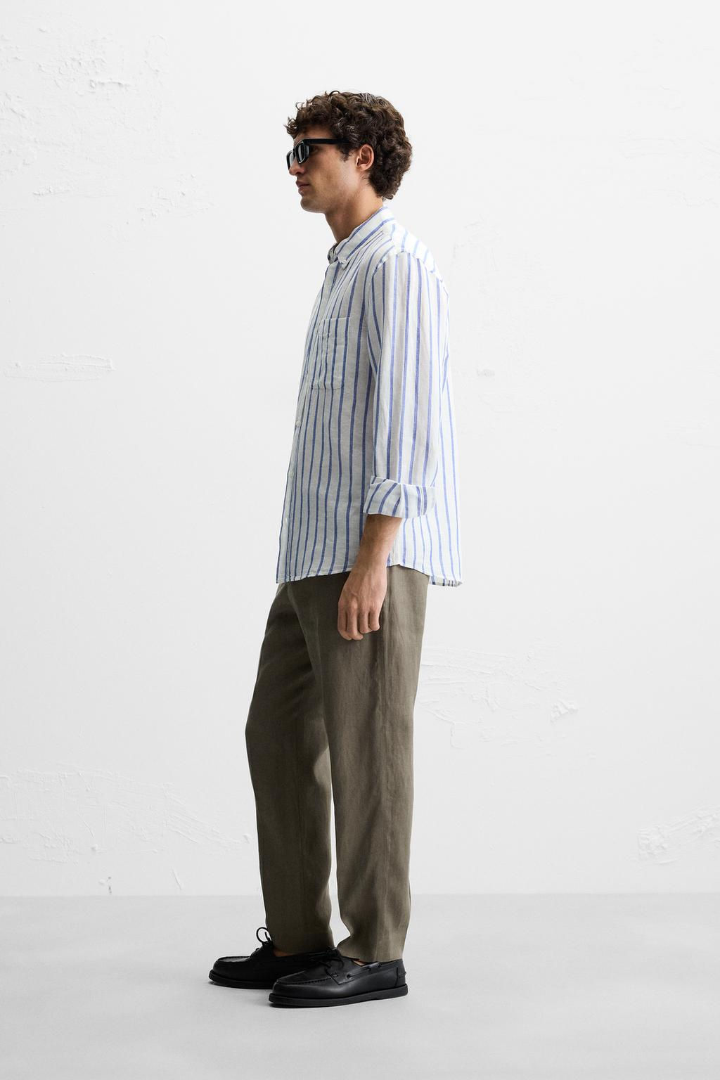 LINEN TROUSERS - Zara фото 39