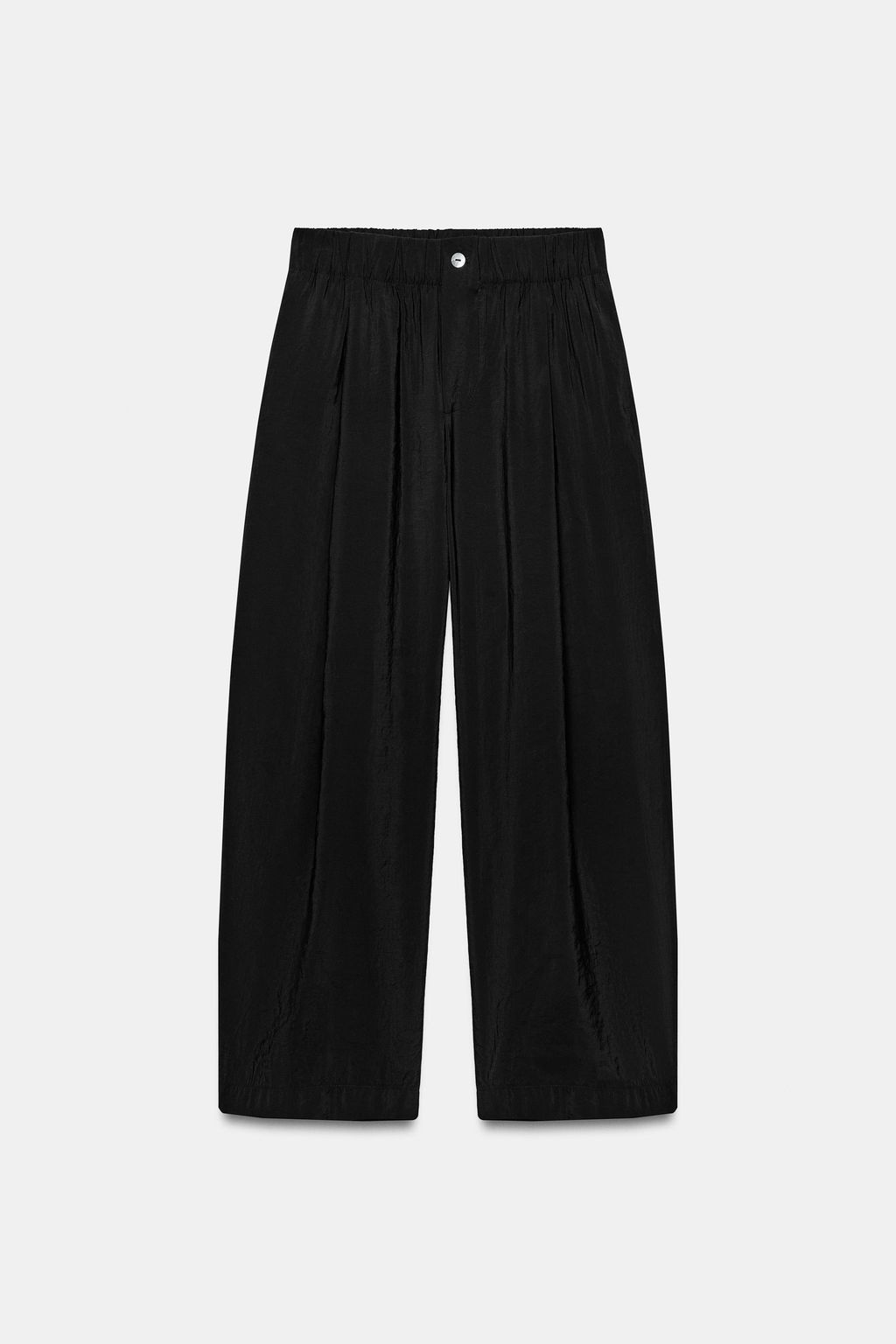 PANTAL?N TOBILLERO GOMA / Negro - Zara фото 4