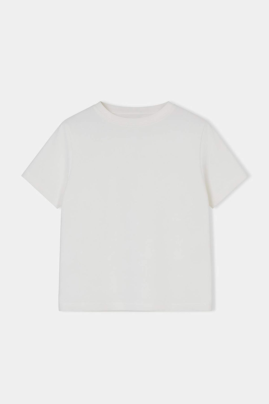 Bordo Duz Regular Bisiklet Yaka Standart Kol K?sa Interlok Orme T-Shirt TWOSS26TS00064 - Trendyolmilla фото 4