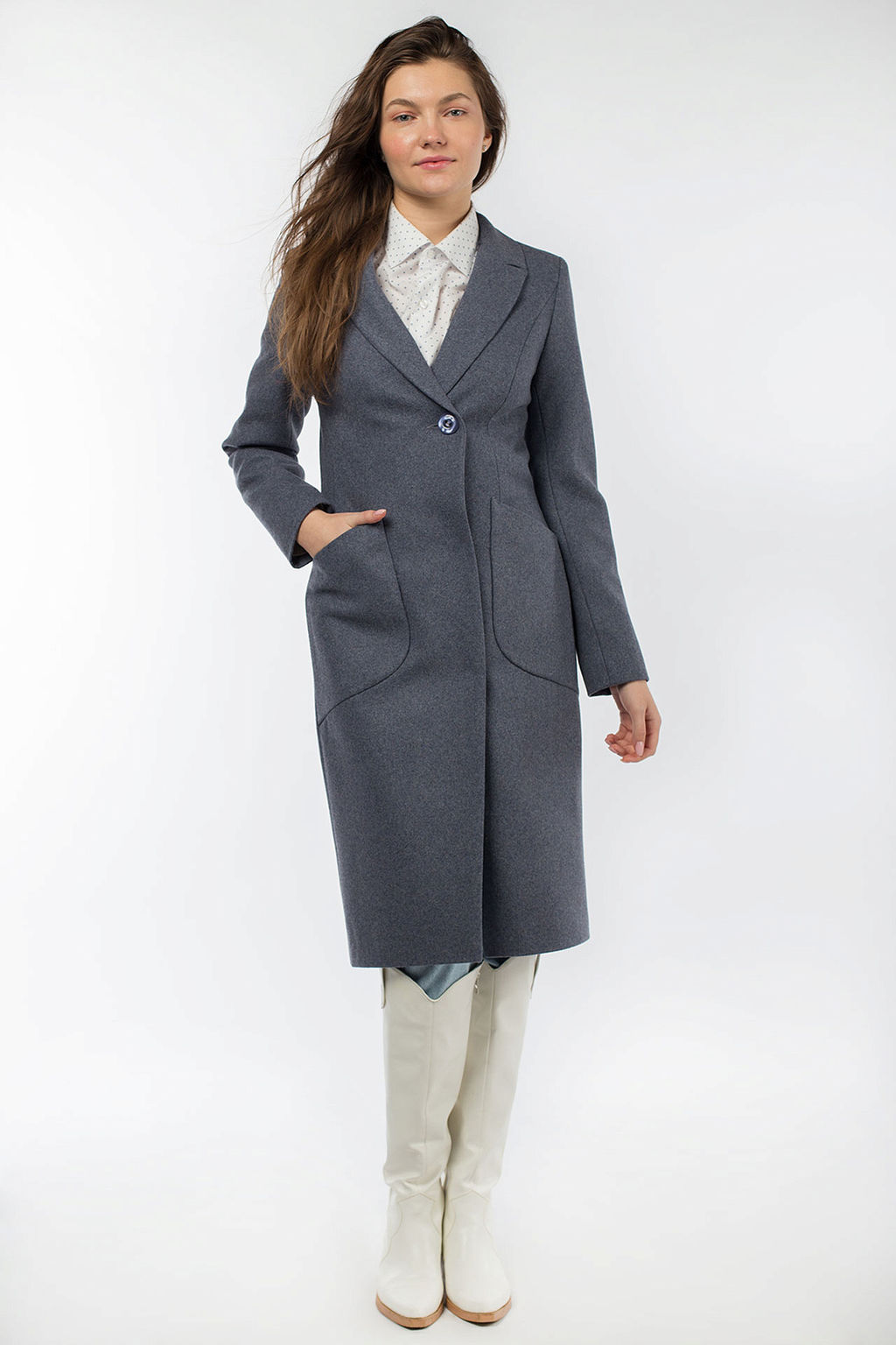 Пальто женское демисезонное - El podio фото 2