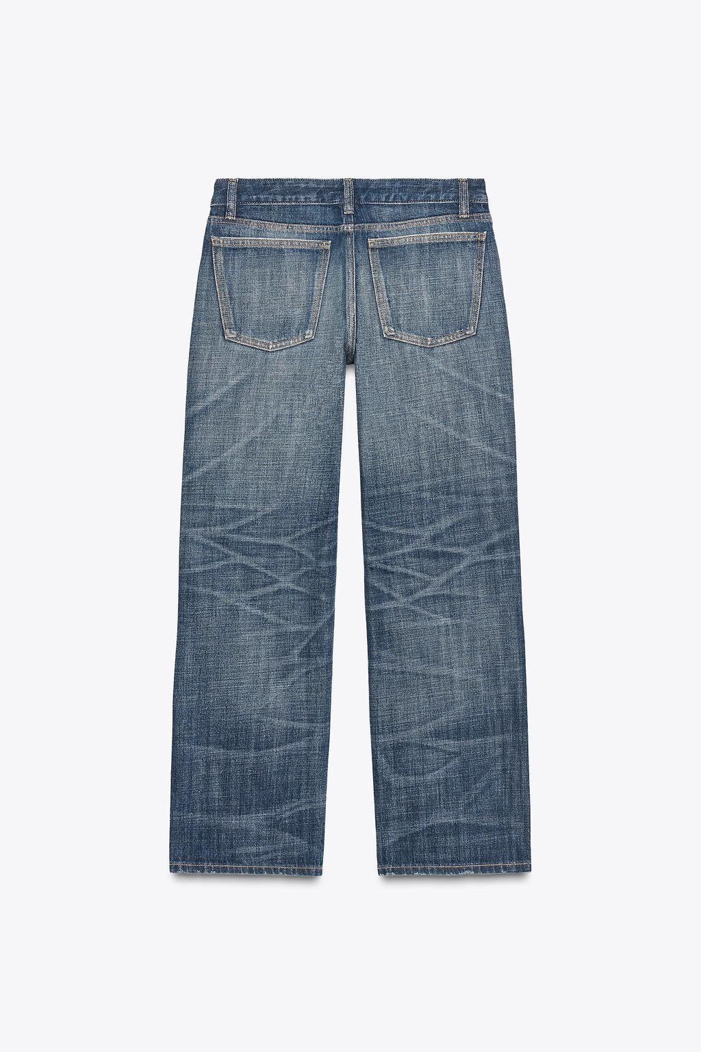 TRF STRAIGHT CROP MID-WAIST JEANS - Zara фото 21